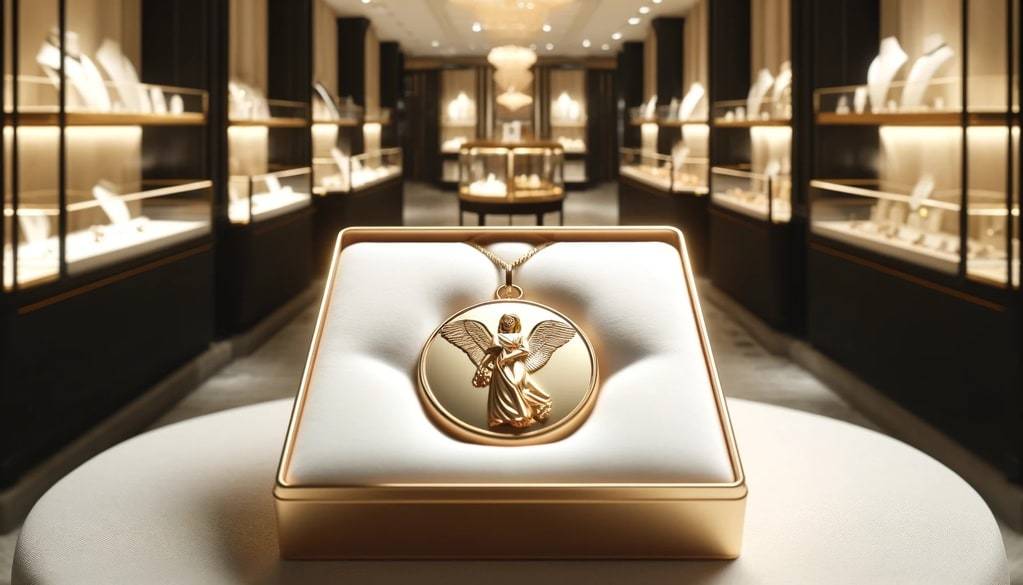 Médaille de baptême en or pour fille : un bijou unique pour un jour inoubliable